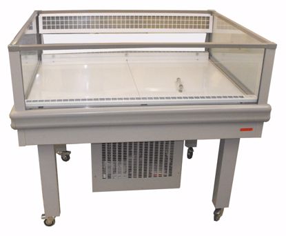 Koeleiland - BREDA 1200 R9006/Wit - Arneg - (extern grijs RAL9006)